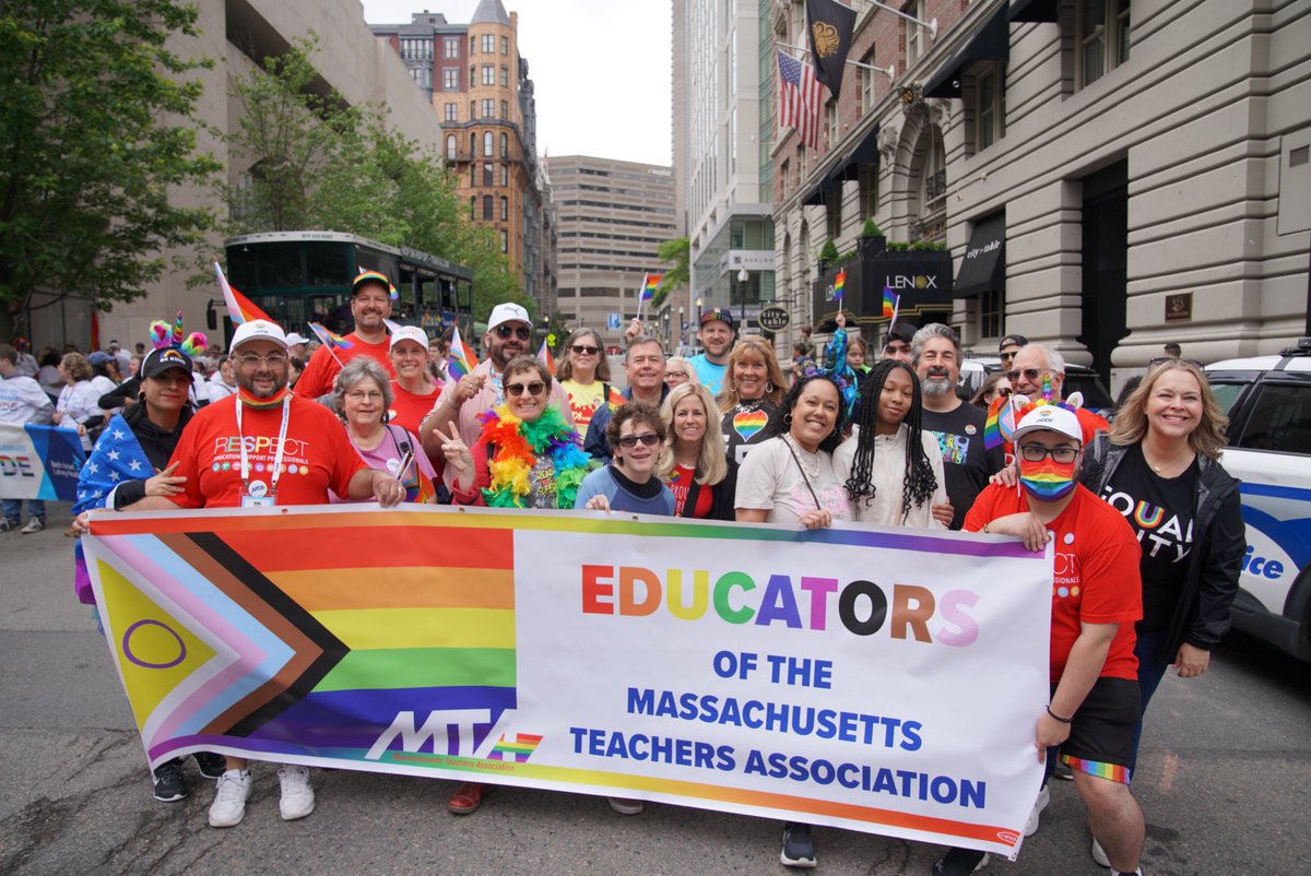 The MTA contingent is here at the <a href="/BP4TP/">Boston Pride For The People</a> #PrideParade