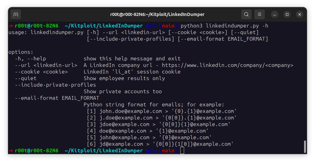 LinkedInDumper - Tool To Dump Company Employees From Linked... kitploit.com/2023/06/linked…