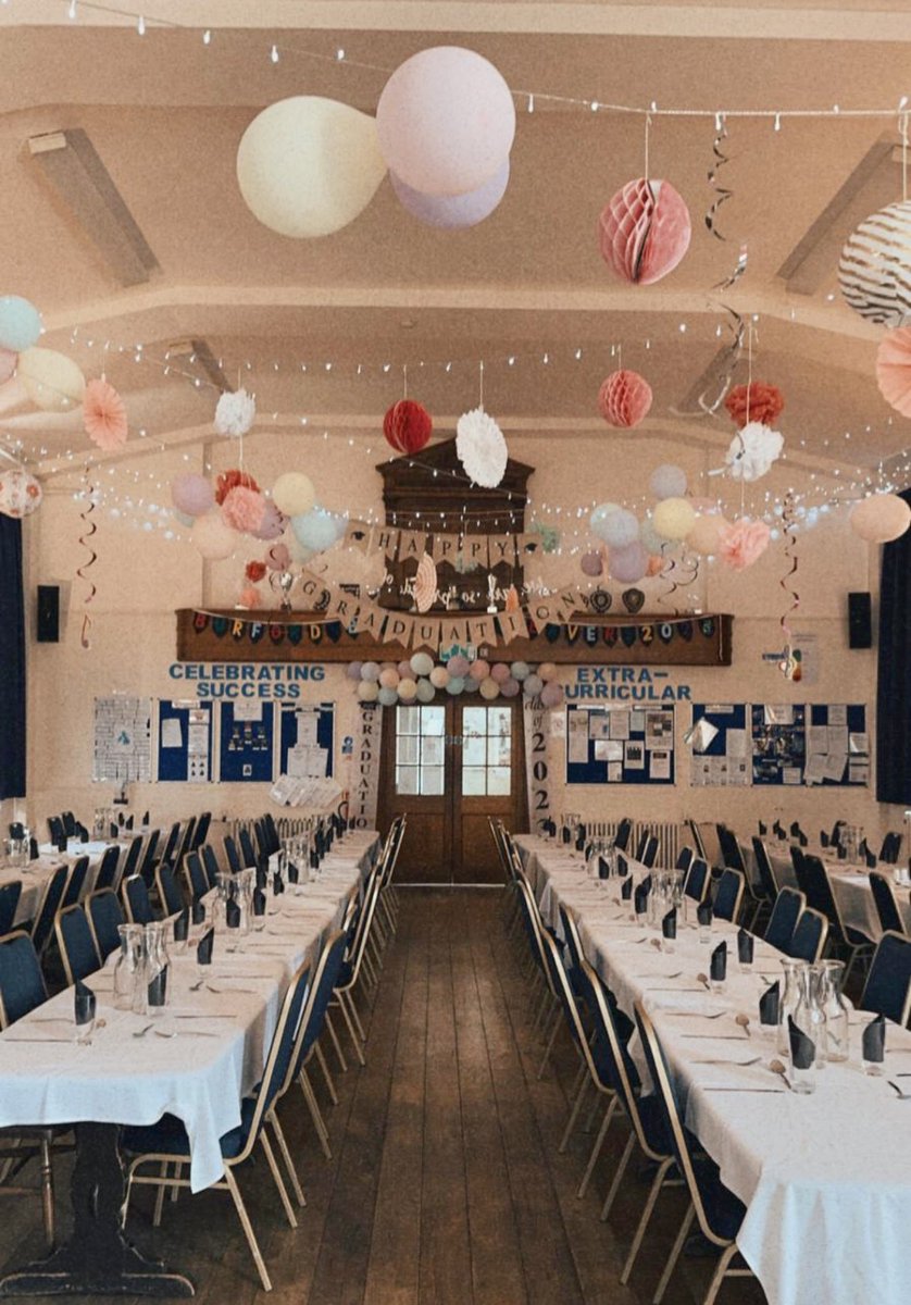 All set up and ready for our Leavers’ Weekend. A lovely meal followed by a disco this evening, and tomorrow, speeches, prize giving, BBQ, photo booth, ice cream van and our final inter-house competition. #Leavers2023