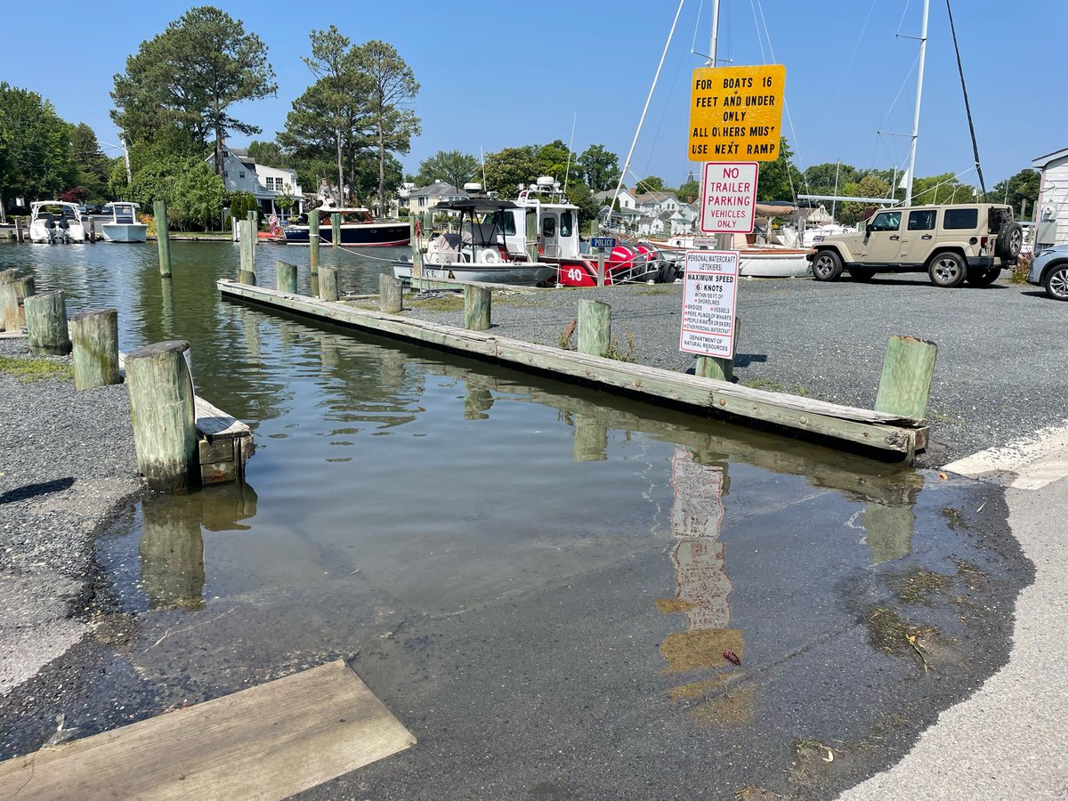 High Tide Flooding report from St Michaels, MD: mycoast.org/reports/119577 #hightideflooding #MD
