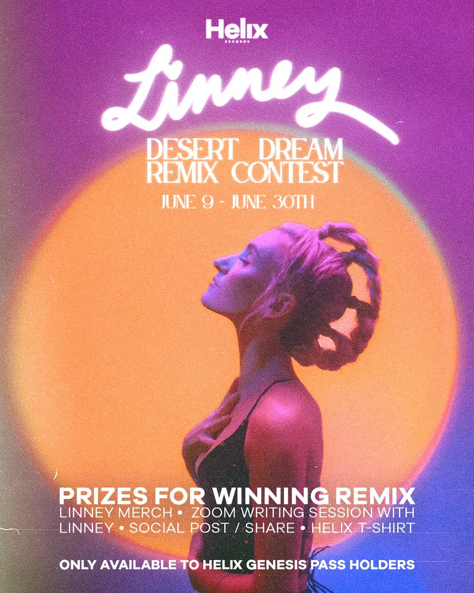 🎶 <a href="/linney/">Linney</a> Remix Competition is LIVE 🎶

Download the stems for 'Desert Dream' and submit your remix 

Zoom writing session with Linney
Linney merch
Helix Merch

Let's hear what you've got🫵👇

tropee.com/utility/linney…