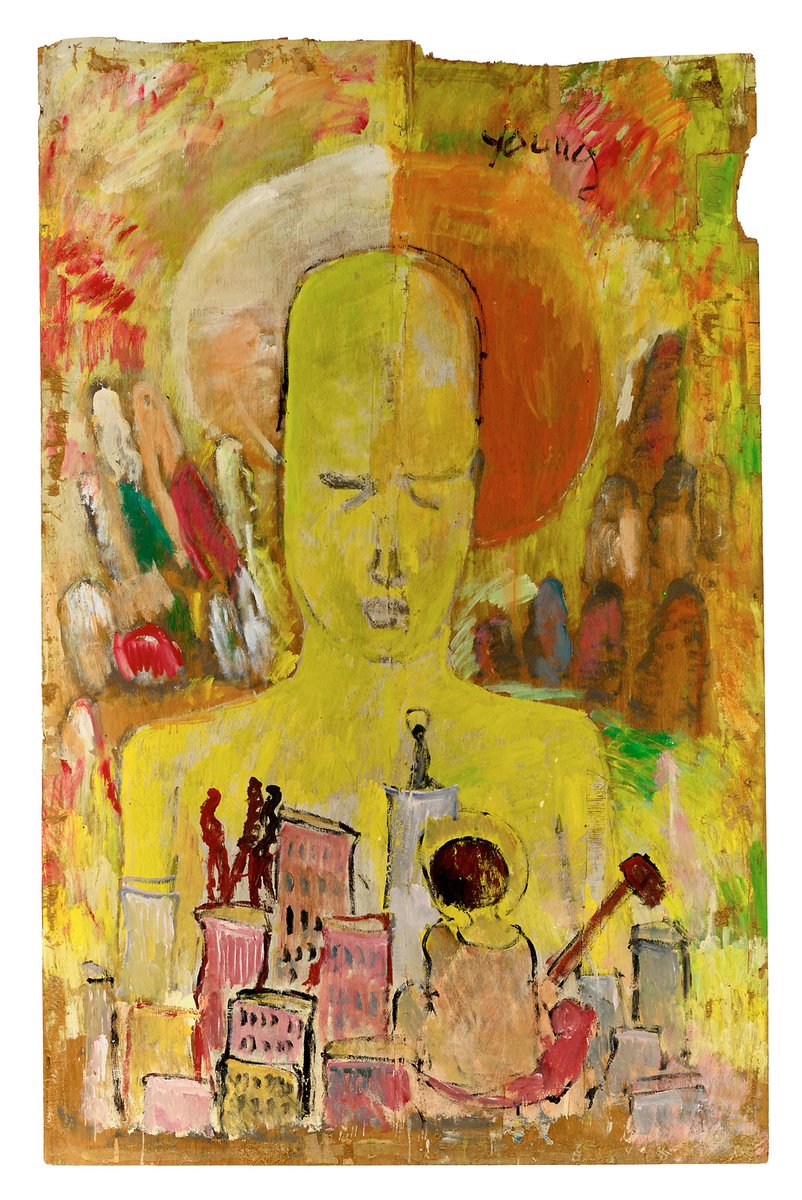 PLAYING FOR THE ANGEL, Purvis Young, 1996