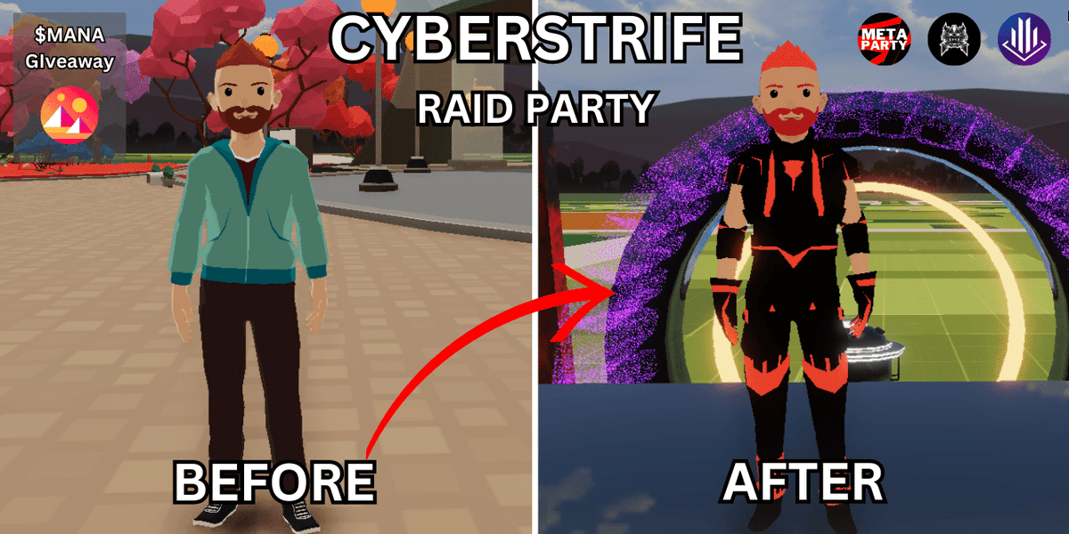 Join the CyberStrife Army this Sunday at 8pm UTC for the biggest RAID Party Yet, within #Decentraland🤖

Defeat waves of enemies, battle against the Boss Bee and earn coins and XP while playing the CyberStrife #P2E 🪓

Event Info ℹ️
events.decentraland.org/event/?id=f6c5…