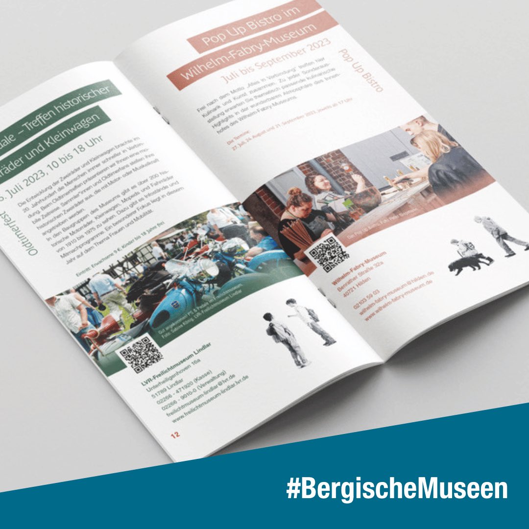 📢 Unsere Broschüre für das zweite Halbjahr ist da! Entdeckt das umfangreiche Programm zum Themenjahr #AllesinVerbindung. Die Broschüre ist auf unserer Webseite verfügbar, Einzelexemplare können auch per Email an info@bergischemuseen.de bestellt werden.
#BergischeMuseen #Kultur
