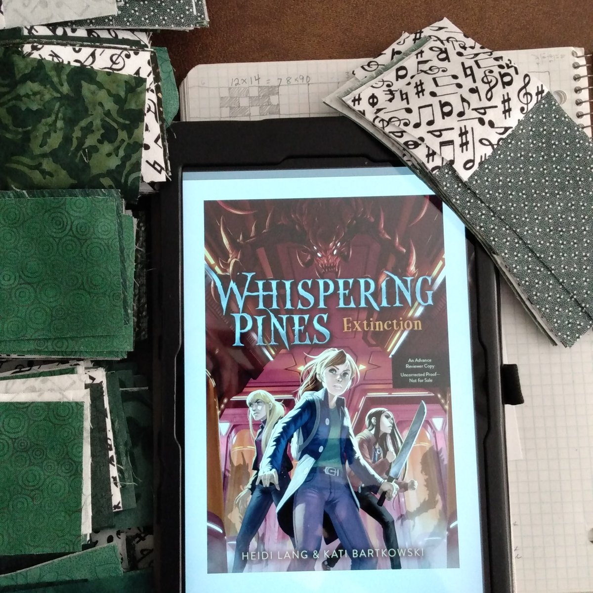 Lang and <a href="/ktbartkowski/">Kati Bartkowski</a>  <a href="/SimonKIDS/">Simon Kids</a>  final Whispering Pines book (9/23) was so scary that I need to sew. What a great conclusion!