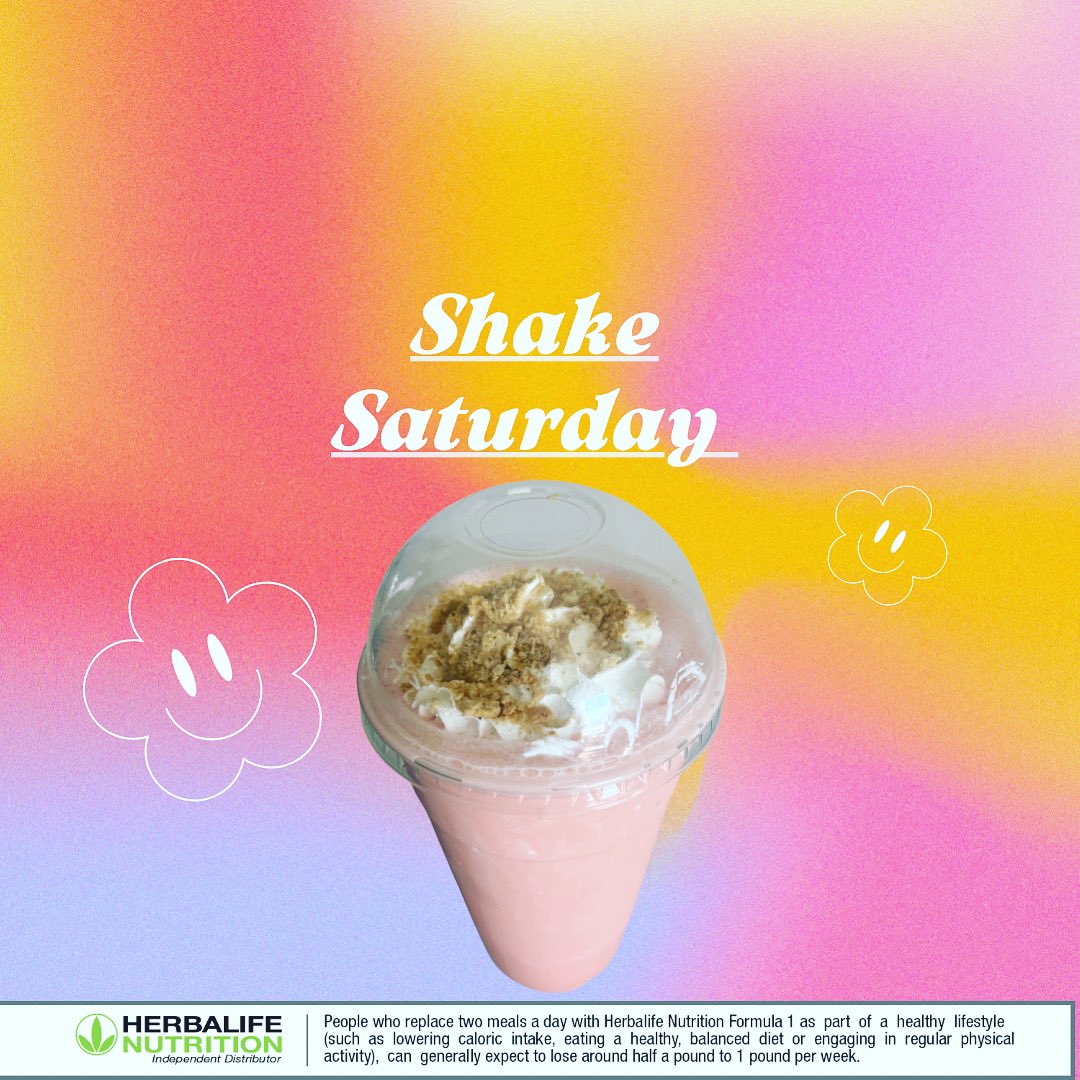 AsjiaunaF's tweet photo. Good Morning, have an amazing Saturday. #herbalife #shake #80percentnutrition #20percentfitness80percentnutrition https://t.co/jG0ATtqEy5