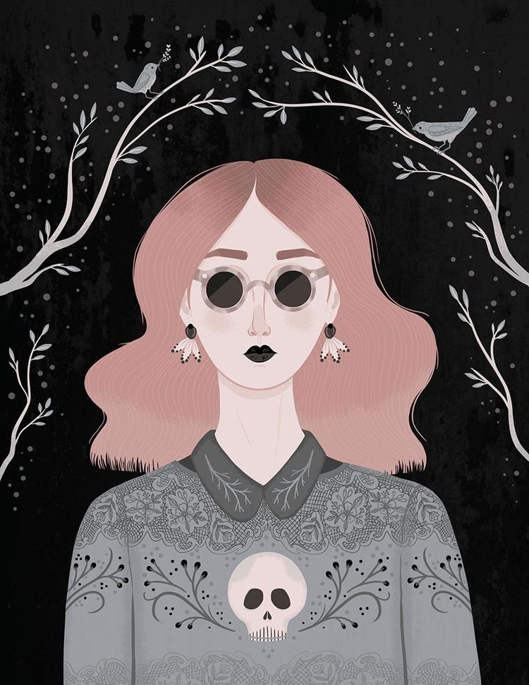 I feel seen ✨👩🏻‍🦰✨

“Gothica” by Lisa Perrin for your #SkullSaturday 💀

#gothgoth