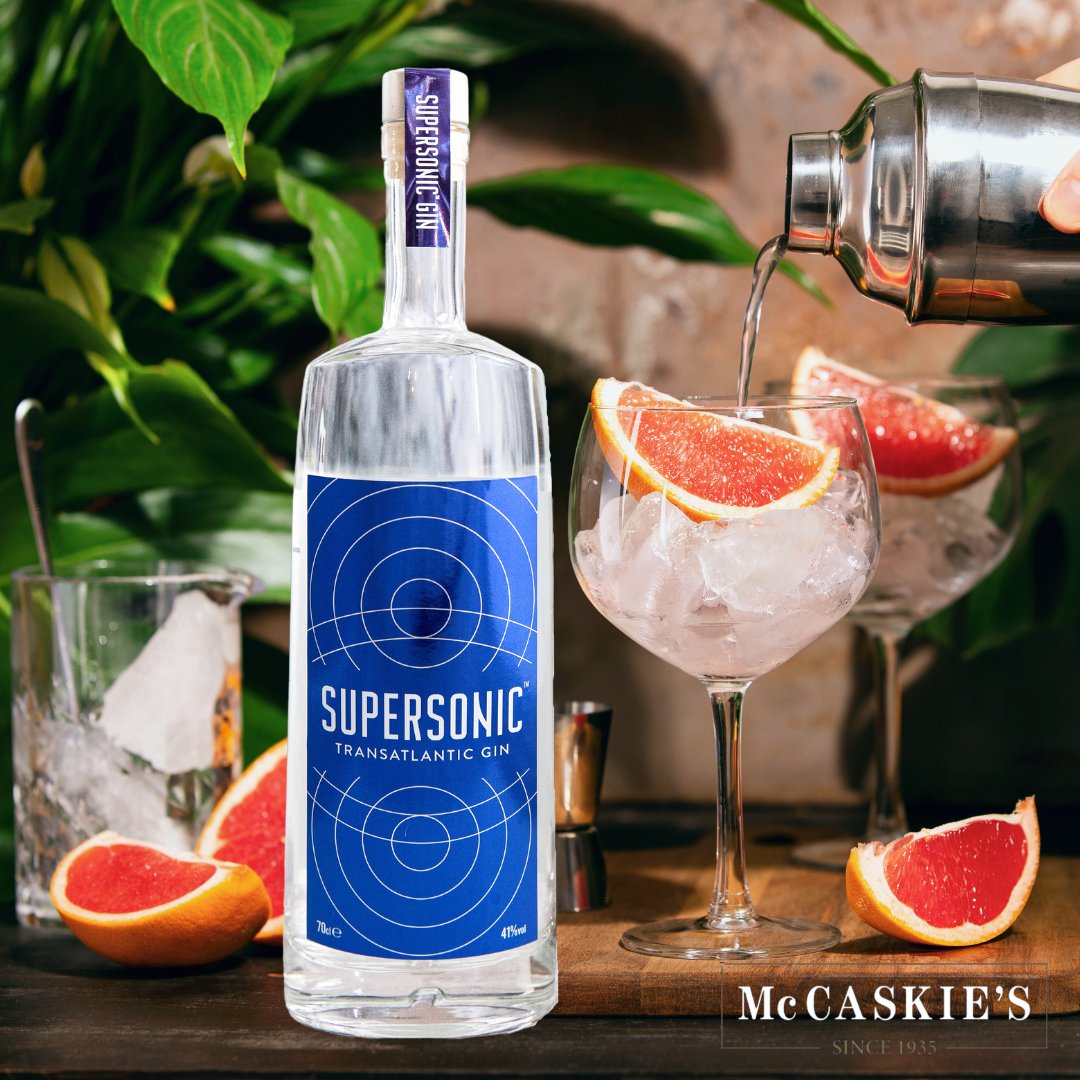 McCaskie's @supersonic_gin was made for Summer cocktails 🍉😍 #NationalGinDay Shop yours 🍋 bit.ly/43c2f7K