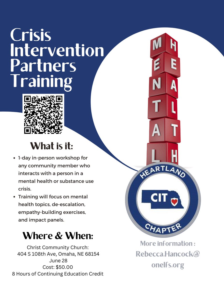 Don't forget to get  your seat at the table! #MentalHealthTraining #CIT