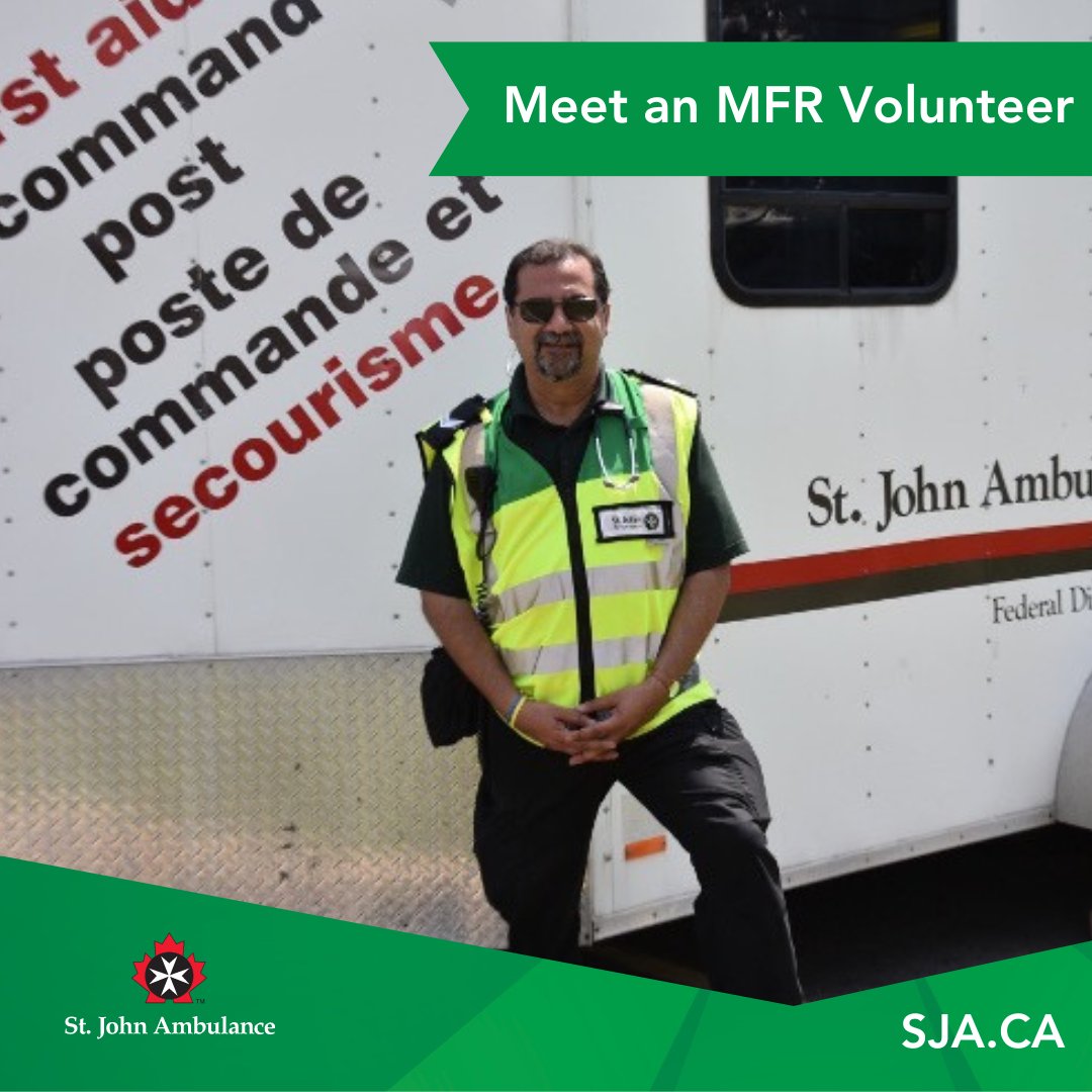 'Giving back and making things better is what this life is all about.' Mark is one of our MFR volunteers at the Federal District Council in Ottawa. In our new blog post, we asked him a few questions about the impact that volunteering has had on his life: sja.ca/en/node/2830417