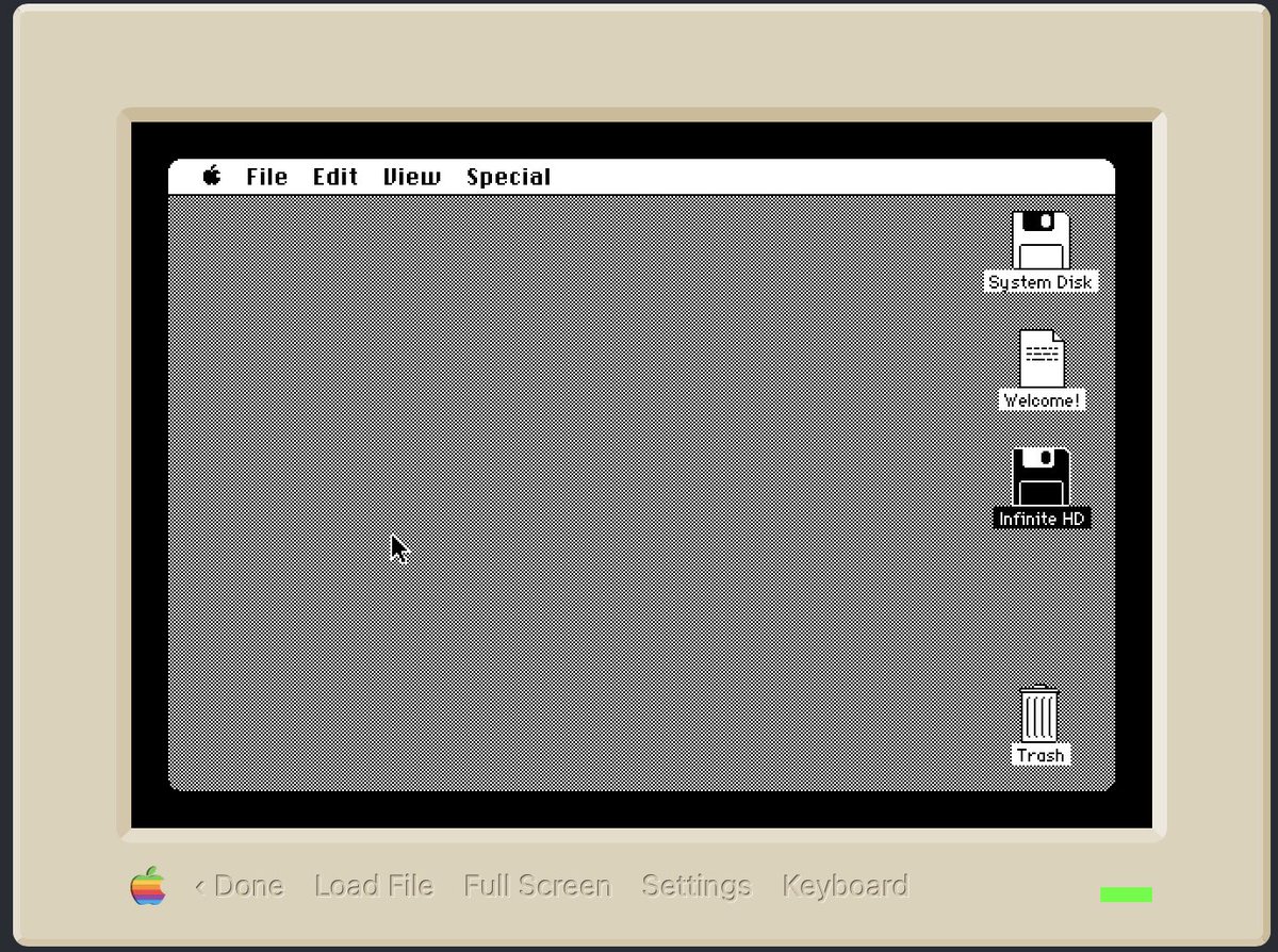 Infinite Mac.  Run and play in the old Apple Macintosh systems, write a poem in greyscale.   infinitemac.org