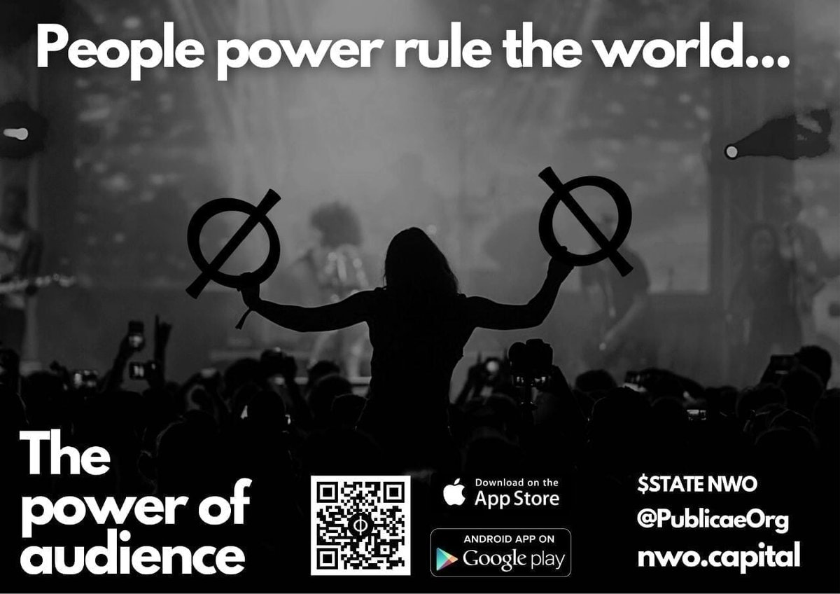 ladyCryptoorca's tweet photo. PEOPLE POWER RULE THE WORLD $STATE #NWO THE POWER OF AUDIENCE WILL PREVAIL #FACTS
@PublicaeOrg
@CiprianPater
https://t.co/X5cOzjdcJr
#crypto #defi #zerotax #revolution
#lfg #metastate #merchantpos #PBLCNFT #Geolocation #gamification #app #web #mobile #crossplatform https://t.co/coE8It247d