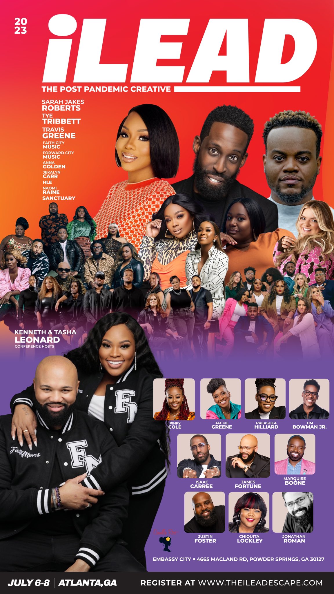 Tasha Cobbs Leonard on Twitter "Trust me, YOU WANT TO BE AT iLEAD‼️