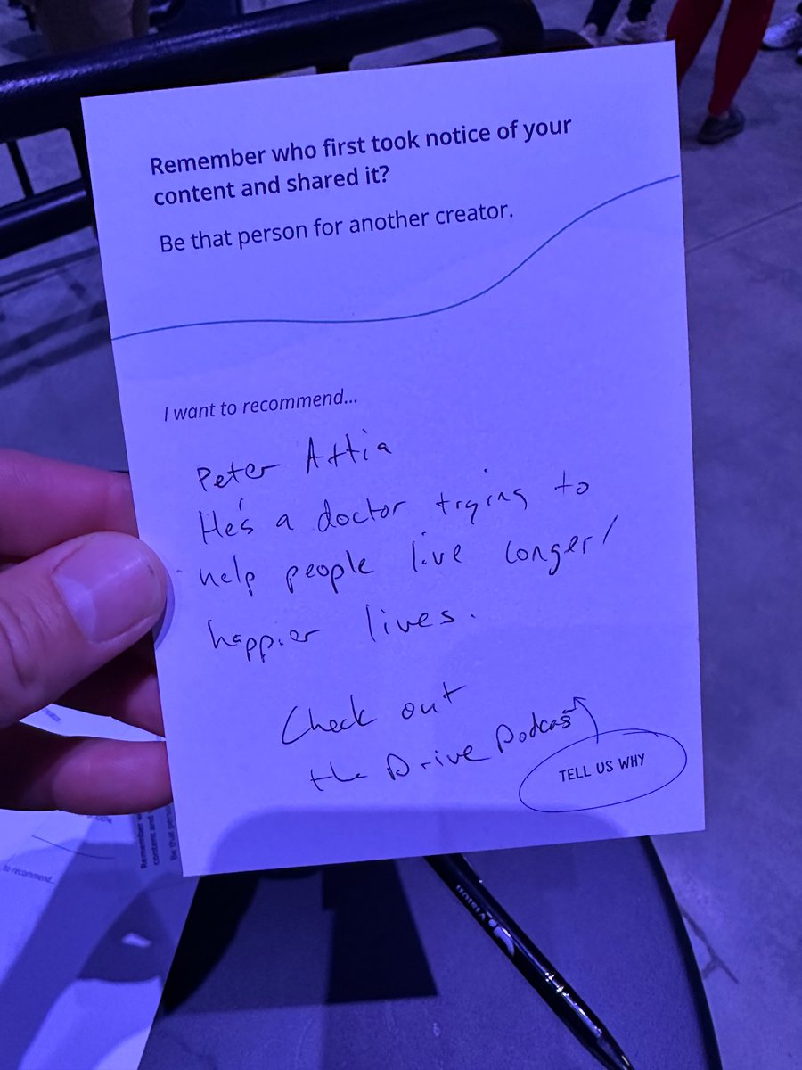 Thank you <a href="/PeterAttiaMD/">Peter Attia</a>