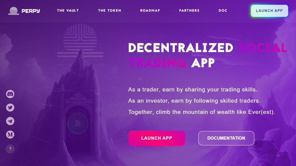 BuildaProtocol's tweet photo. (1/2) Spotlight Time: Trading Edition 📊

Trading is hard, not just in crypto. That's why @PerpyFinance is bringing decentralized social trading to your finger tips!

As a trader, earn by sharing your successful strategies, and as an investor, you can follow in their footsteps!