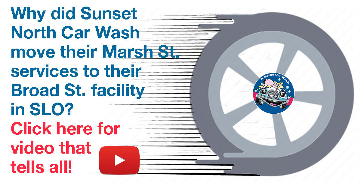 We've moved our 𝗠𝗮𝗿𝘀𝗵 𝗦𝘁. services and employees to our 𝗕𝗿𝗼𝗮𝗱 𝗦𝘁., 𝗦𝗟𝗢 facility to give you 100% hand wash & detail services FASTER!  #carwash #cardetailing #carwashnearme #carwashwithvacuum #ArroyoGrande #PasoRobles #SanLuisObispo rfr.bz/t5sgarq