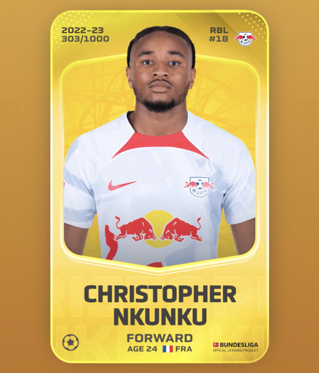 fiago7's tweet photo. I give away the Sorare card of Christopher Nkunku 🎁

1️⃣ Like + RT
2️⃣ Comment your Sorare username on my new video: https://t.co/HtYgMGDQn4

Announcing the winner under this tweet. Good luck everyone 🫡⏳ https://t.co/wRmj0ZDQKU