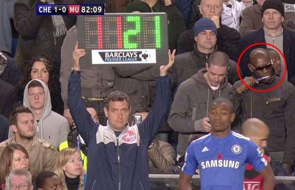 Not football related, but we did have a person brushing their teeth during Chelsea vs Man Utd at Stamford Bridge 😂