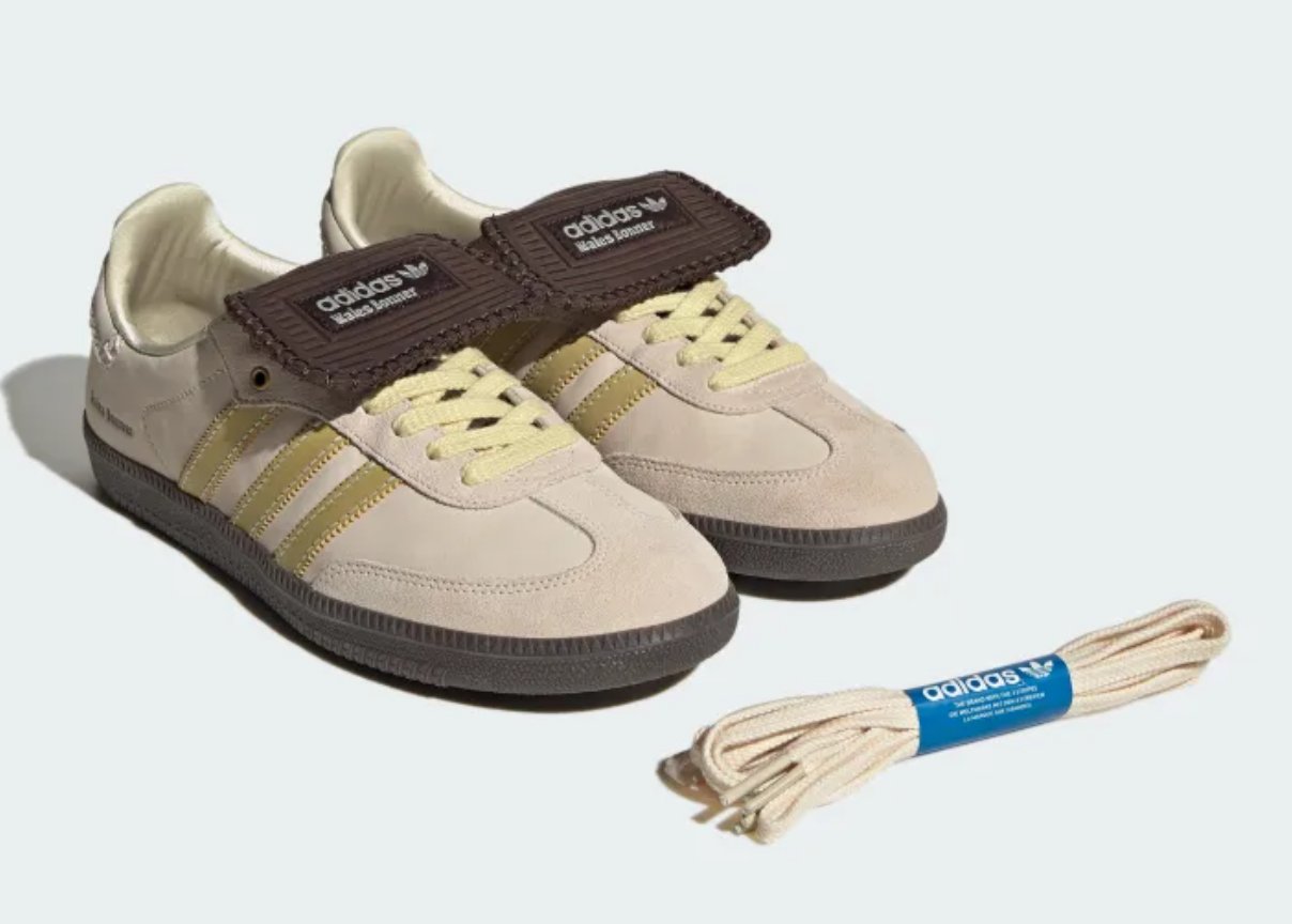 Wales Bonner × adidas Samba Nubuck Beige | angeloawards.com