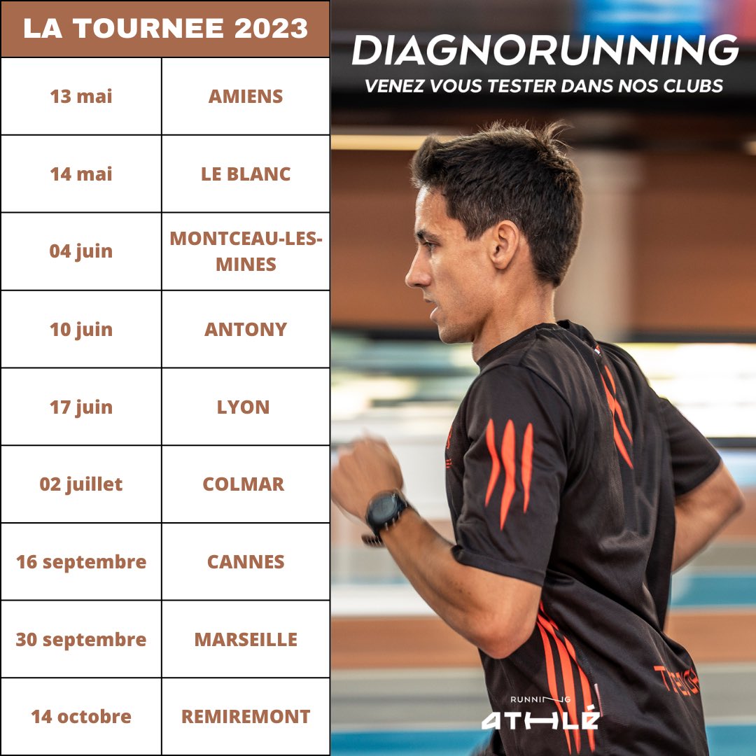 [<a href="/diagnorunning/">DIAGNORUNNING ®️</a> <a href="/VilleAntony/">Ville d'Antony</a> 🏃🏿‍♀️🏃🏻‍♂️]
4ème étape 2023 avec le club #Athlé #Antony <a href="/hautsdeseinefr/">Département des Hauts-de-Seine</a> <a href="/iledefrance/">Région Île-de-France</a> 💥Les participants apprécient l’expertise #Running by <a href="/FFAthletisme/">FFAthlétisme</a> 👏🤩Au programme : #formation #performance #prévention #forme 🙌😍@PresidentFFA <a href="/jysenant/">Jean-Yves Sénant</a> <a href="/karampatrick/">Patrick Karam</a>