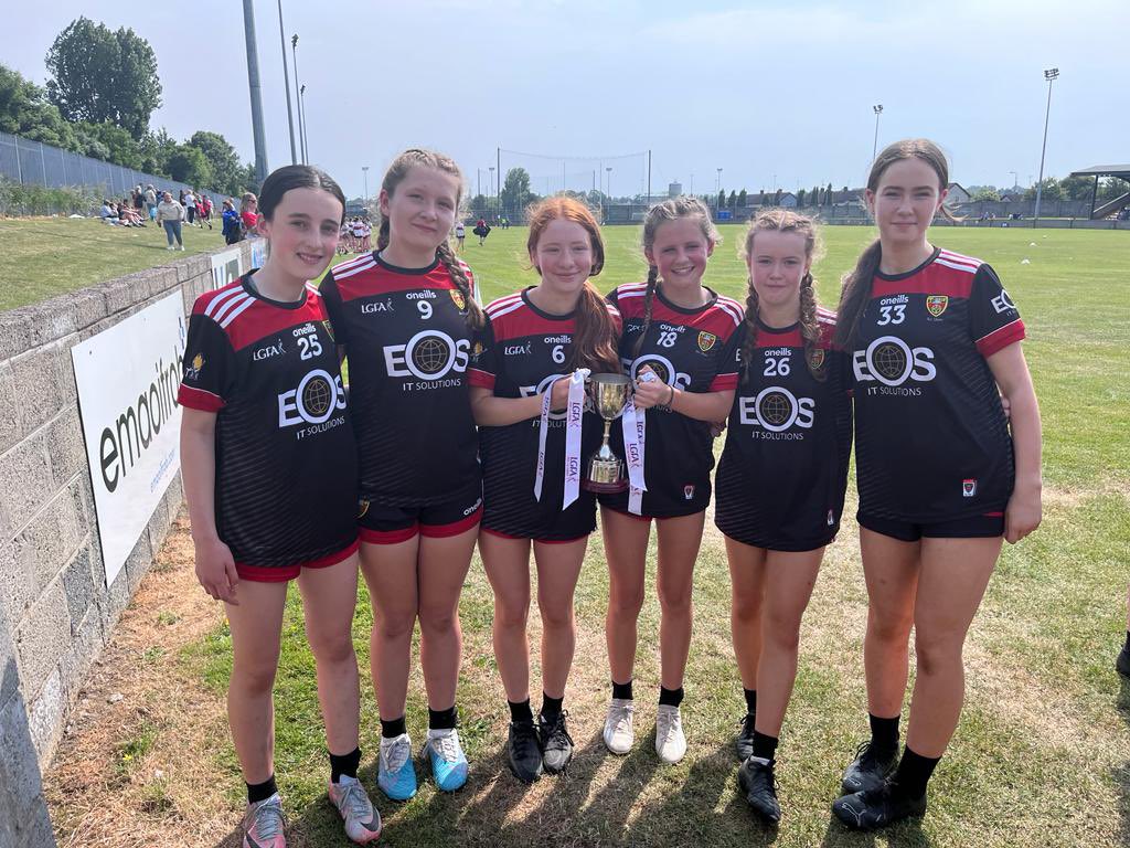 📣 Let me introduce our U14 Down ALL IRELAND Winners 2023!

Massive congratulations to the 6 of you, our coach Stevie McCoey, the entire Down LGFA squad &amp; management team! ❤️🖤

Unbelievable achievement 🏆🥇