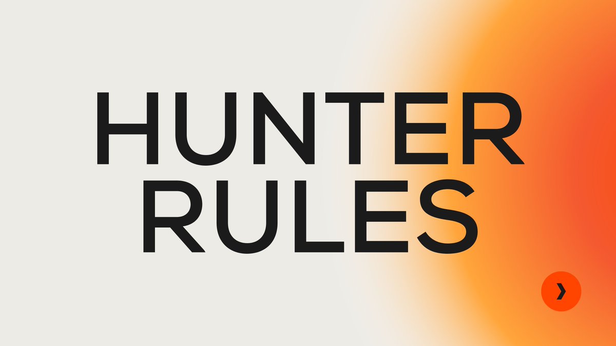 UnboxBlock's tweet image. 🔥HUNTER RULES🔥

Hunters, follow these rules to ace the airdrop game!