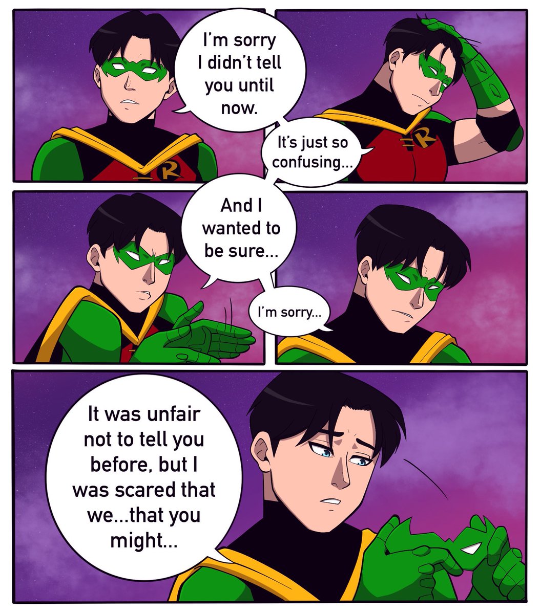 It’s pride month! Therefore this comic gets a repost #dccomics #dcpride #TimDrake 

1/2