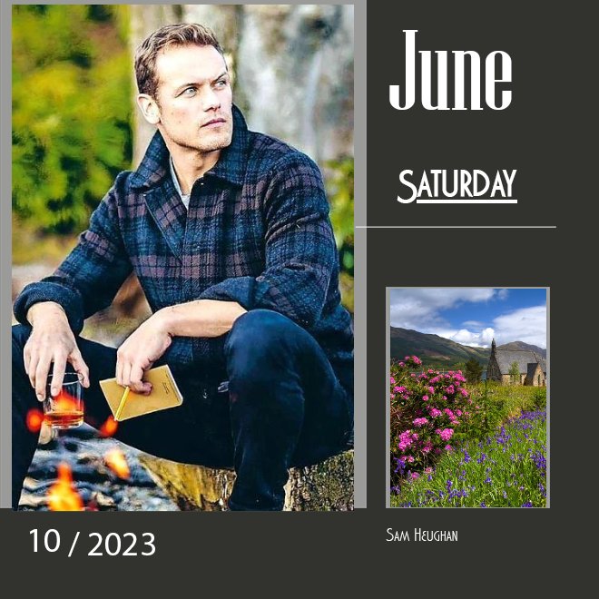 #NewSamDay
#SamHeughan
#LoveForSam
#BeSafe
#BeKind
#WeStandWithSam