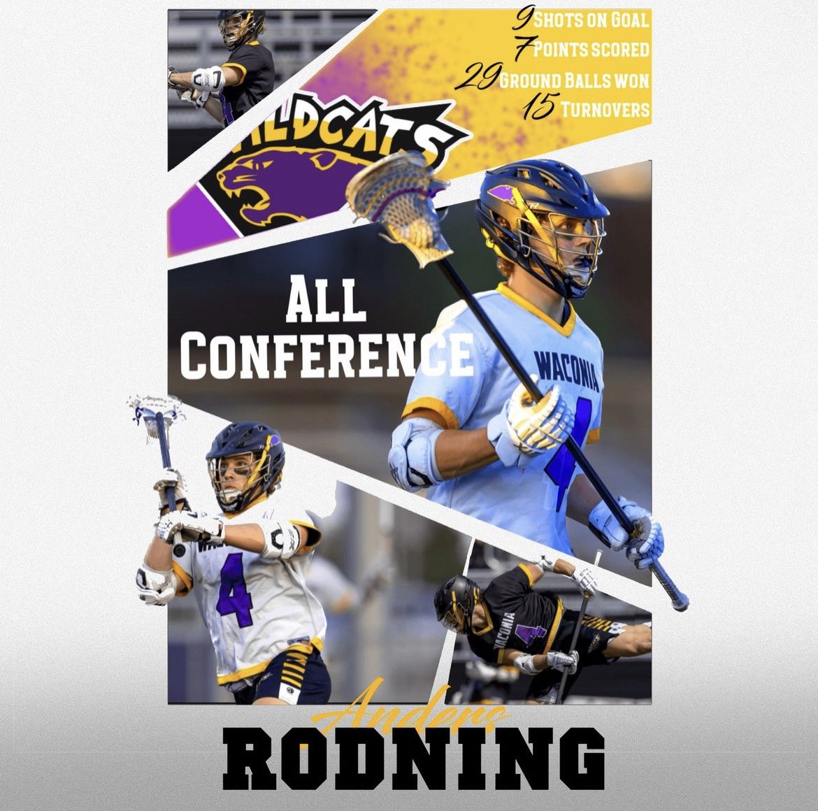 RodningAnders's tweet image. Bitter sweet ending to my high school Lacrosse career, but am proud to say I finished first team All- Conference! Time to tear up the club lax field😈 @UWLEagleFB @Wacsportsperf @WaconiaSchools