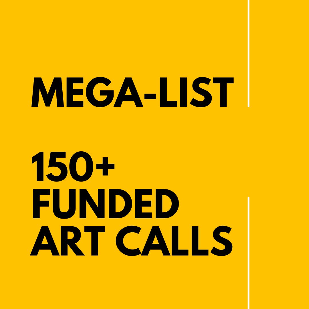 Missed the summer megalist? The studio is still getting sign-ups for the megalist. It came out on June 1 with 150+ funded art calls from all over USA and Canada, with summer deadlines for exhibitions/ residencies/ public art/ awards/ grants/ etc. Sign-up: pilotartlist.com