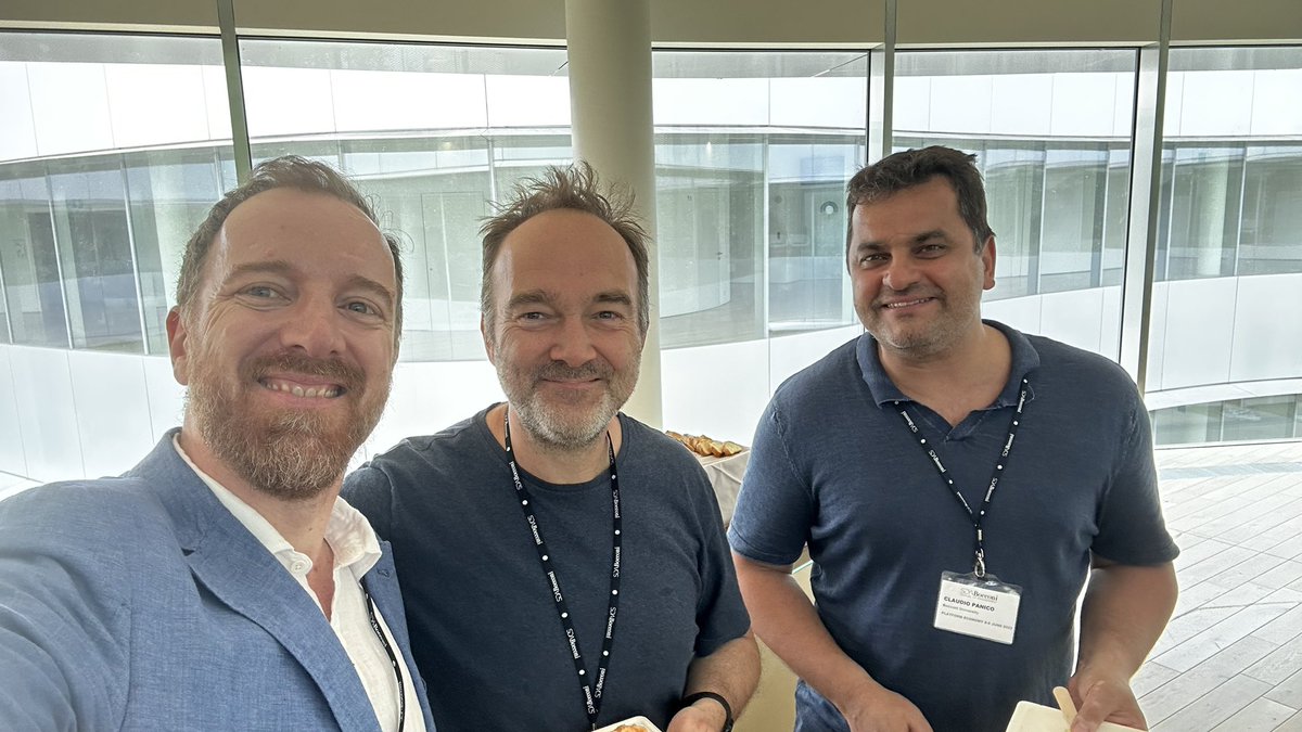 CarmeloCennamo's tweet photo. The multisided faces of coauthorship at #EUDPRN
@tkretschmer_LMU @Hakan_Ozalp @karanovic_j @cristina_alaimo Panos Constantinides Claudio Panico https://t.co/riWwV7XwBX