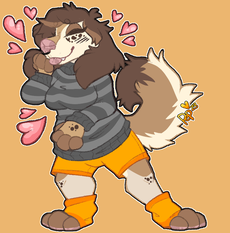 Puppygirl Love 🐶🧡 [comm for @fangypeach]