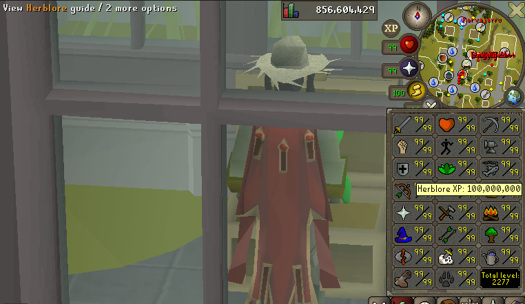 OsrsRandom's tweet photo. 50% of the way! 100m herb xp #OSRS https://t.co/y2A7a3spXd