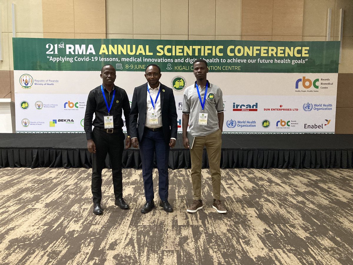 Big thanks to the #Leadership of @RwandaMedicalAs for a successful #AnnualScientificConference (08-09 June, 2023). 

A team of 3 Medical Doctors from @NyabikenkeH in @Muhangadis @RwandaSouth has enjoyed to be part, learnt a lot from the #Conference & committed to strengthen #RMA