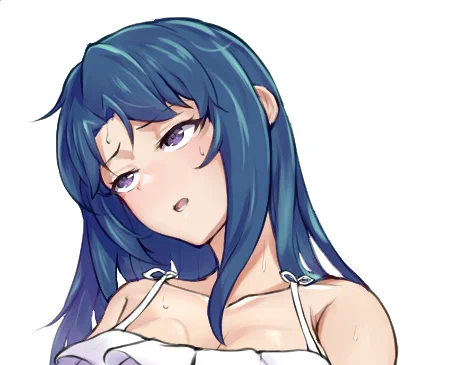 Skebご依頼で描いた怜ちゃんの表情 R指定なので全身絵はPIXIVの方に載せてます