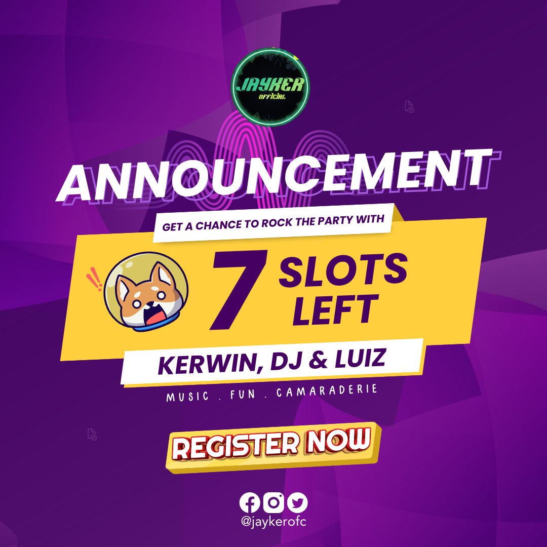 3oyzofc's tweet photo. Great news Chingus and Anchors! 🥳🎉

Due to overwhelming support and high demand, we, admins, have decided to change the venue to accommodate more joiners and fans who want to rock the party with JayKer! 💚💛✨

Register and secure your slots now!
🔗https://t.co/UOwbpMKM6O https://t.co/ozP22J9e4y
