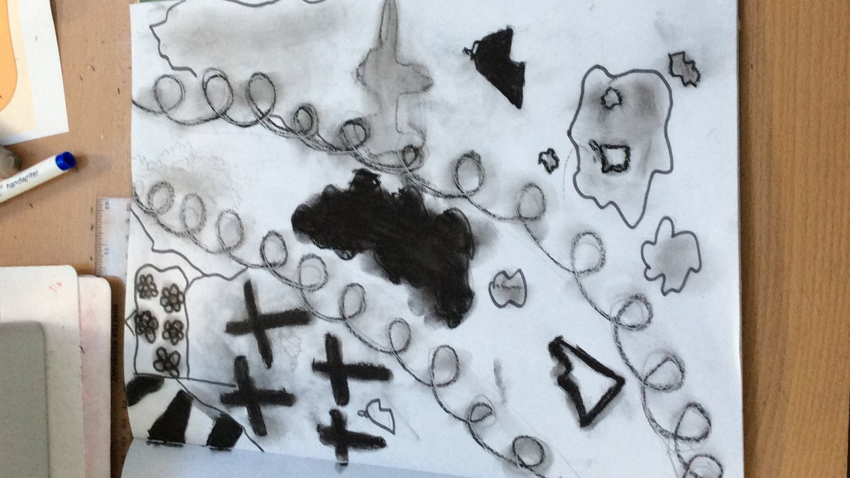 Yesterday, Year 6 planned and used charcoal to create compositions in the style of Picasso's 'Guernica'. They considered their use of symbols to convey a message, as well as tone to create effect during their @kapowprimary unit 🎨