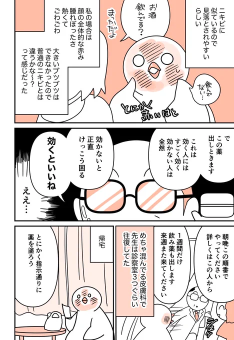 顔ダニと私 (③/3) #はとにっき