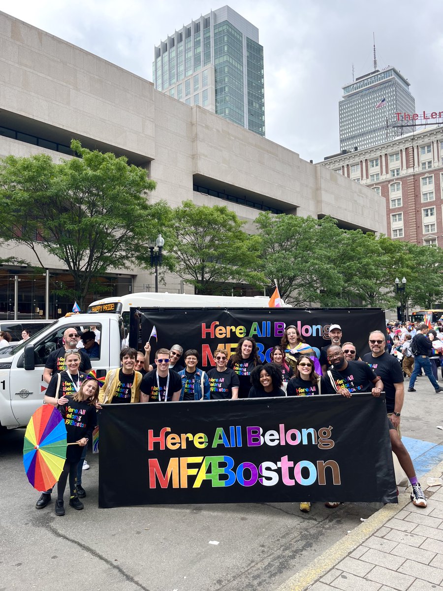 mfaboston's tweet image. Happy #Pride, Boston!

The MFA team is proud to participate in today's parade hosted by @BP4TP—the first since 2019 🌈