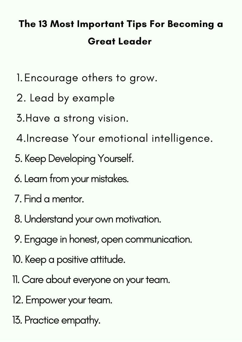 GiffordT's tweet photo. Consider these 13 tips because employees who work under great leaders tend to be happier, more productive, and more connected to their organization – and this has a ripple effect that reaches your business’s bottom line. https://t.co/V89CP73yOu