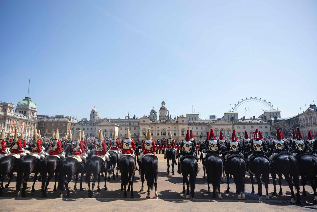 Conducting the Colonel's Review of the King's Birthday Parade today. The hard work and preparation that goes into an event like this is a credit to all involved, especially in today’s conditions.