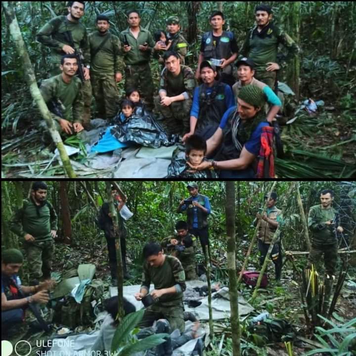 CockpitChatter's tweet image. - Miracle in the Amazon Jungle! 
FOUR LOST CHILDREN FOUND ALIVE!
The four children who survived the fatal plane crash which killed their mother on May 1st have at last been found deep in the jungle after surviving for more than 40 days living off the land.
theguardian.com/world/2023/jun…