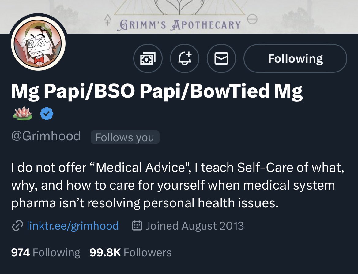 BowTiedFawn's tweet photo. .@Grimhood is <200 followers away from a much deserved 100k

If you’ve learned anything from me in the last few years, I promise you will learn 1,000x more from him - give him a follow

Grim is a true pioneer in this space and doesn’t get half the credit he deserves https://t.co/GbXKzDHFxt