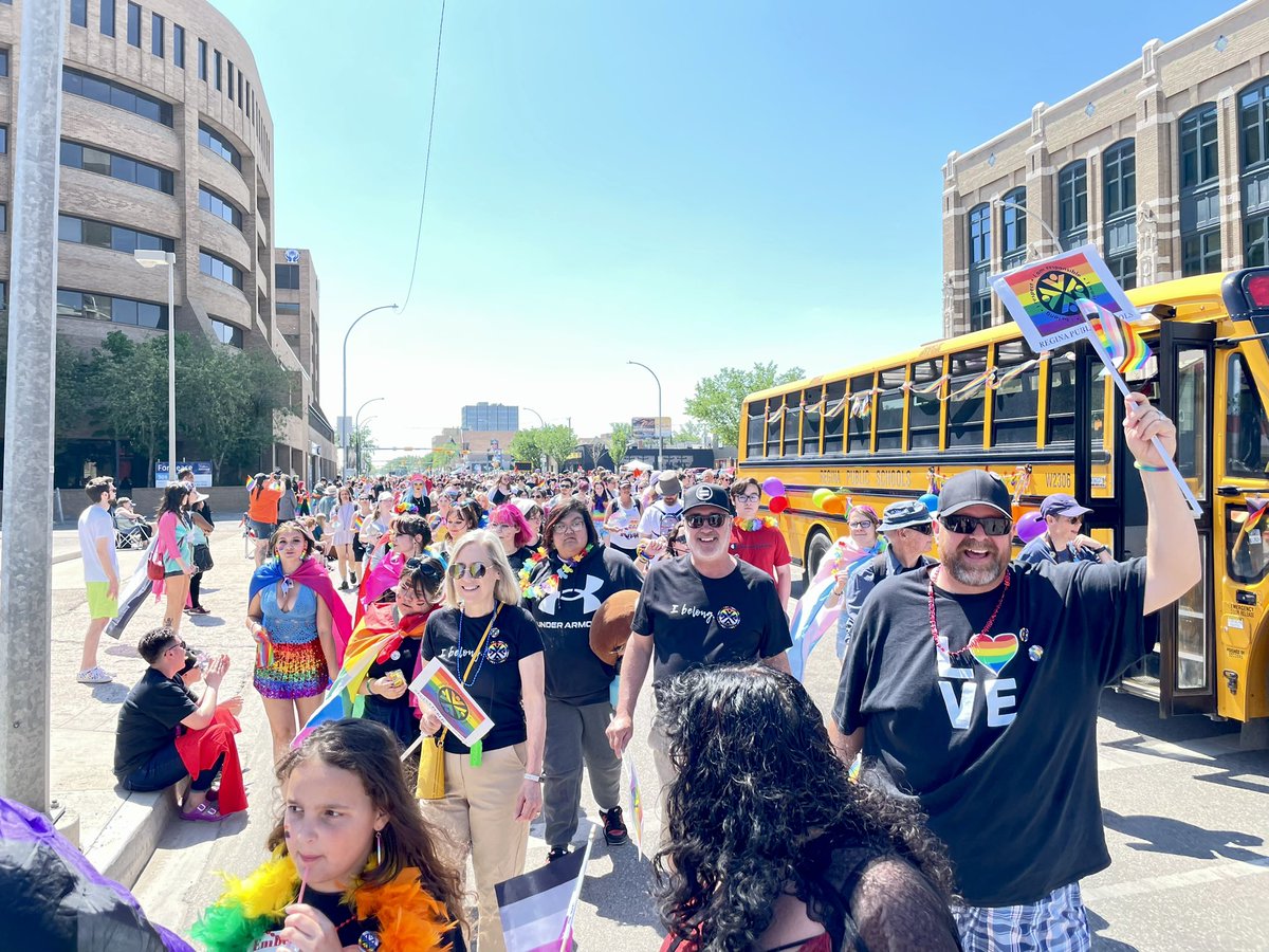 On the Parade route.