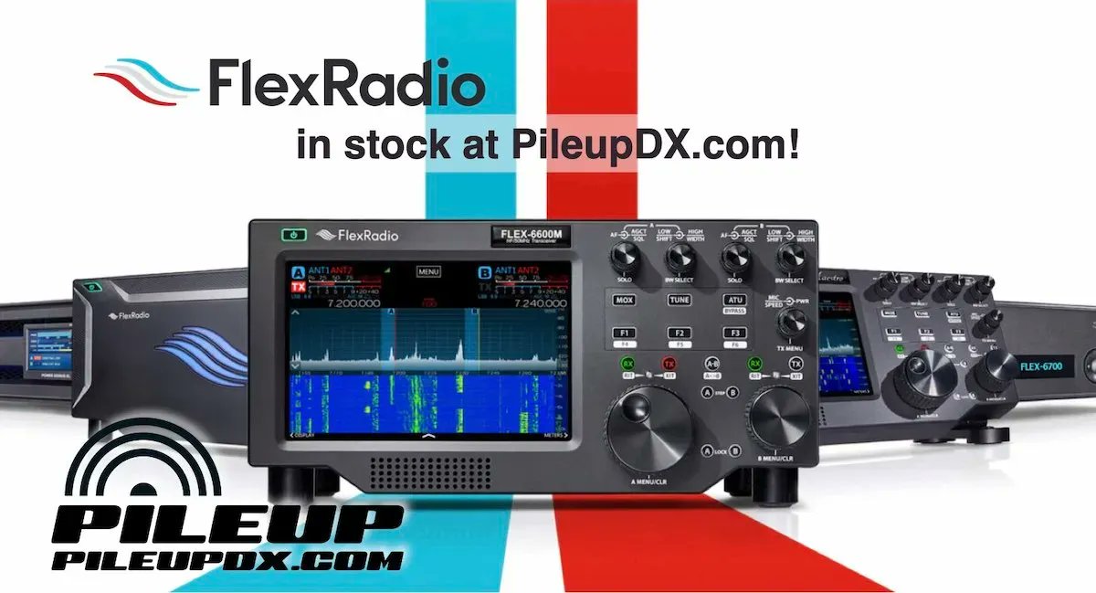 pileupdx's tweet image. FLEX-6400 or FLEX-6600 in stock!! Order today and get a FREE #ModMic and FREE shipping! Enjoy unmatched performance, flexibility and remote control. FlexRadio in stock from Pileup! bit.ly/3Ck3Ix9 #Hamradio #radiopsport #SDR #FlexRadio