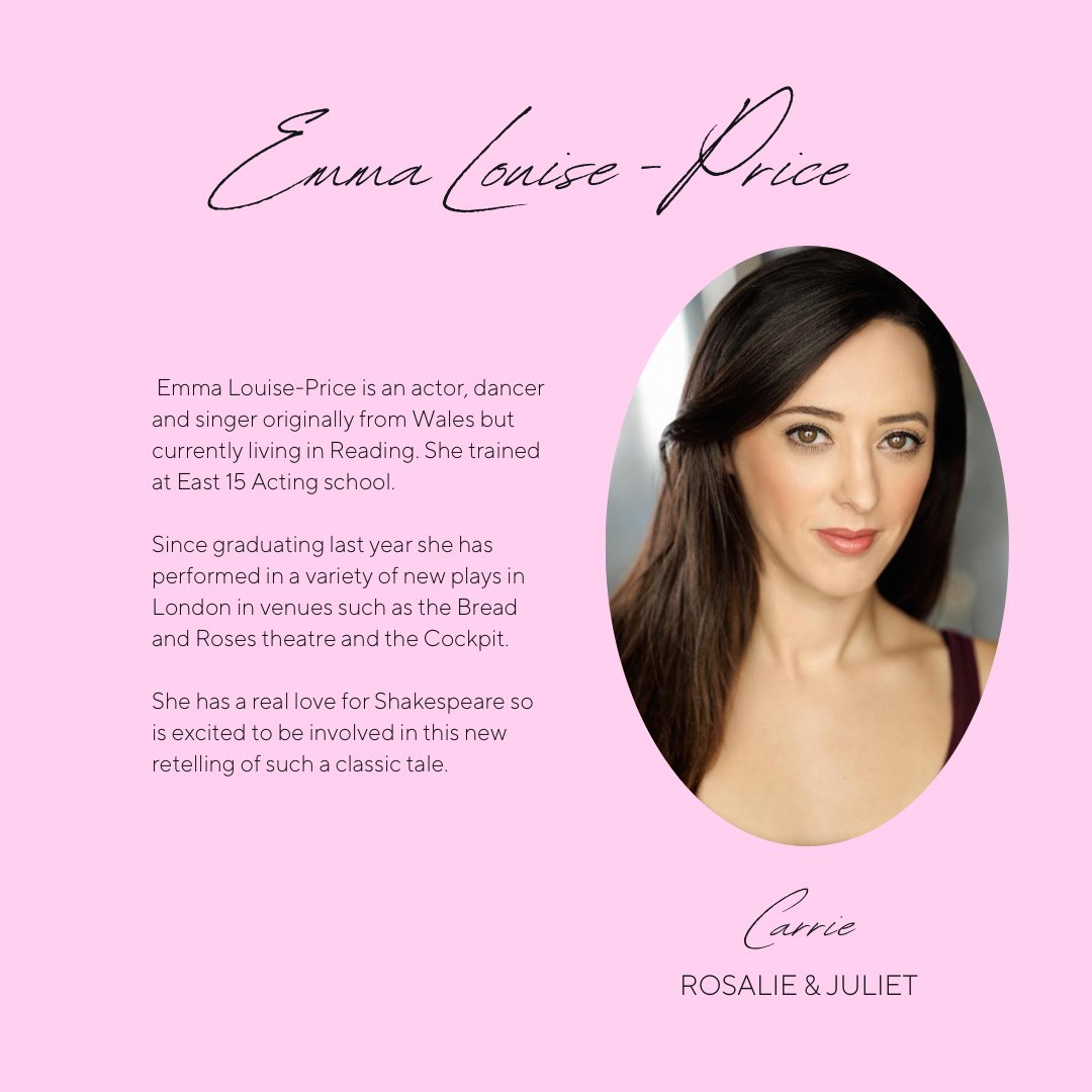 Little Attic Productions on Twitter "Meet the cast Rosalie & Juliet