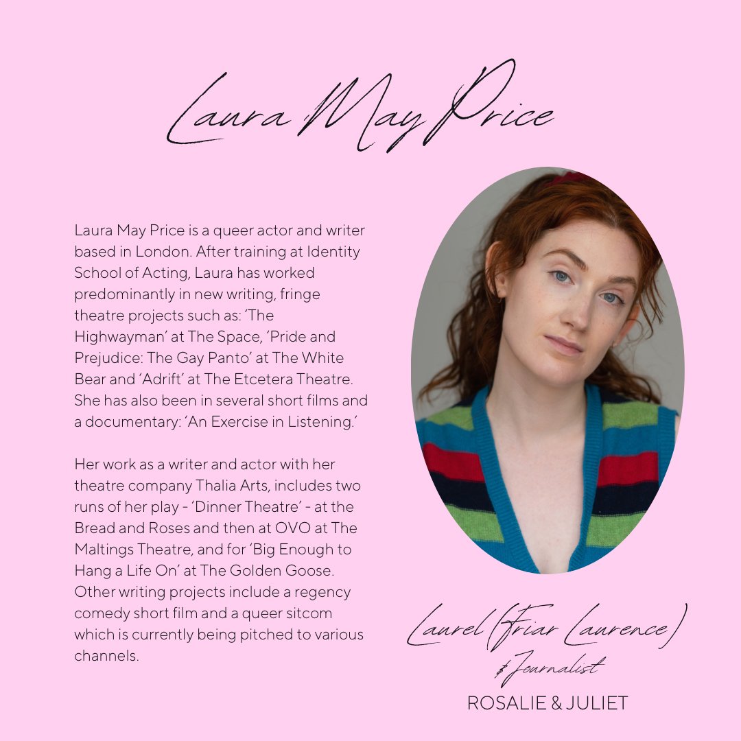 Little Attic Productions on Twitter "Meet the cast Rosalie & Juliet