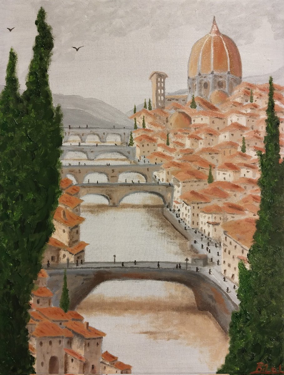 choumanb's tweet photo. Florence 
(oil on canvas board - 35x45 cm)
#drawing #draw #drawings #artist #arts #oilpainting #oilpaintings #landscapepainting #urbanpainting https://t.co/PUxv2oLAMv
