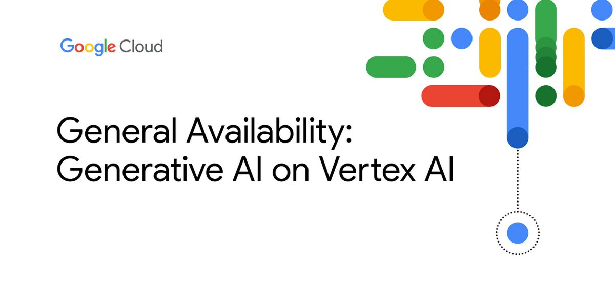 BREAKING: Google opens its Generative AI Platform to all.

Imagine unlocking the power of machine learning for everyone

Businesses can now integrate Google's Vertex AI into their applications.

Here's what you need to know: