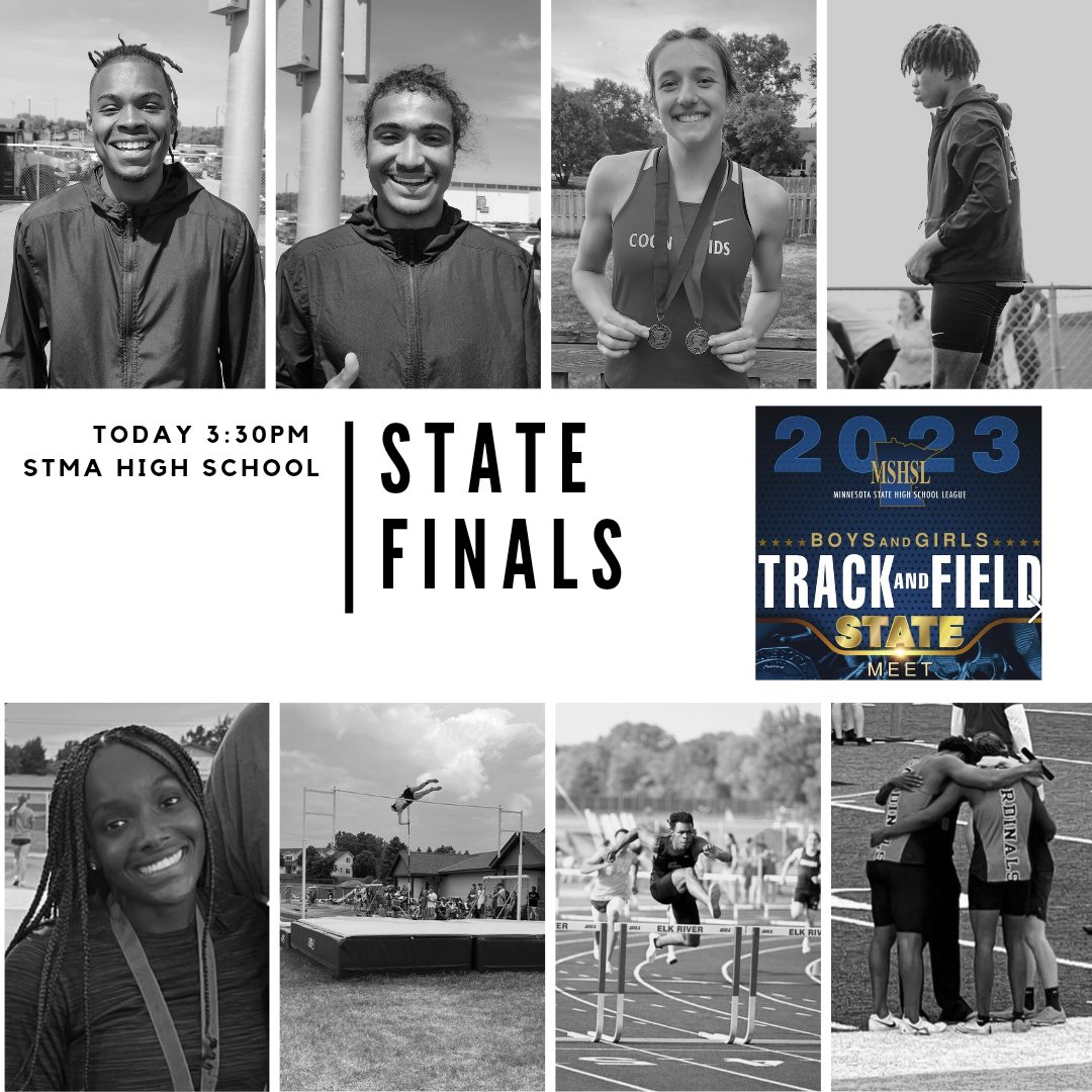 State track &amp; field finals are today! Good Luck to all of our Cardinal Athletes in their events today! The meet starts at 3:30pm at STMA High School!